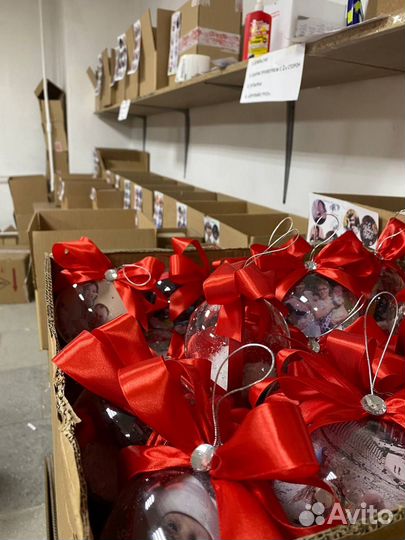 Шарик с фото новогодний