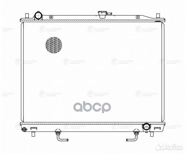 Радиатор охл. LRc11151 luzar