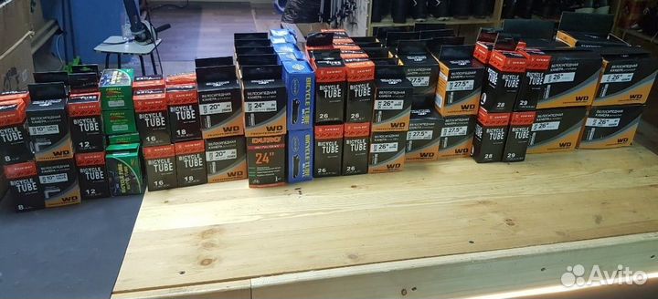 Новые покрышки и камеры для велосипедов