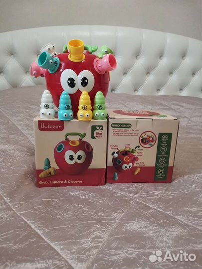 Развивающая игрушка яблочко - сортер (монтессори)