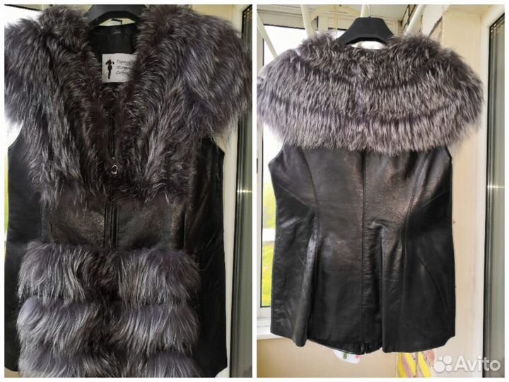 Жилетка меховая женская