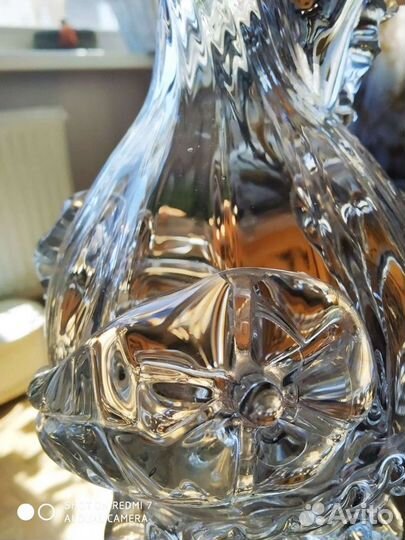 Ваза хрустальная