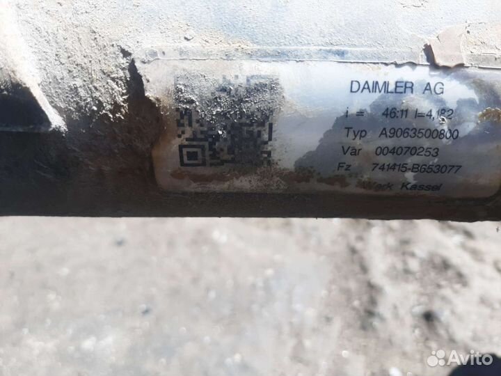 Полуоси mercedes sprinter 906