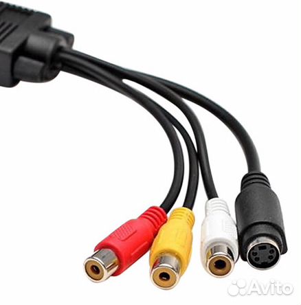 Переходник VGA на вход RCA