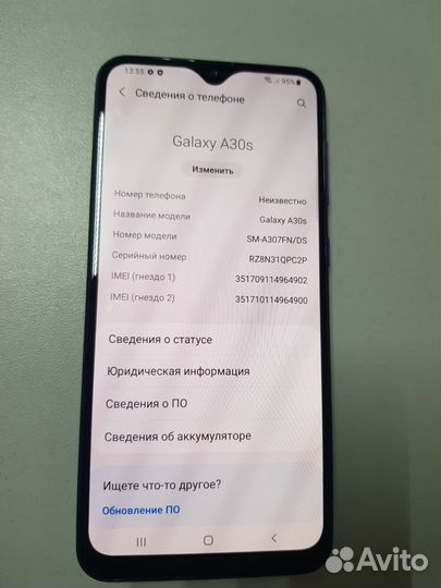Samsung galaxy a 30 s 3/32