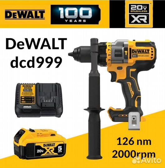 Ударная дрель DeWalt DCD999