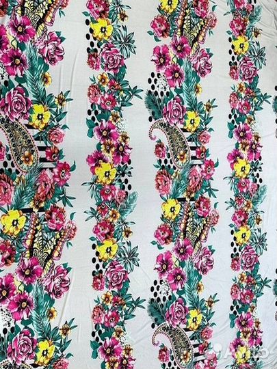 Трикотажное полотно Масло принт арт. 322-126