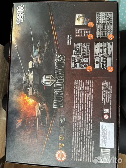 Сборная модель танка world of tanks