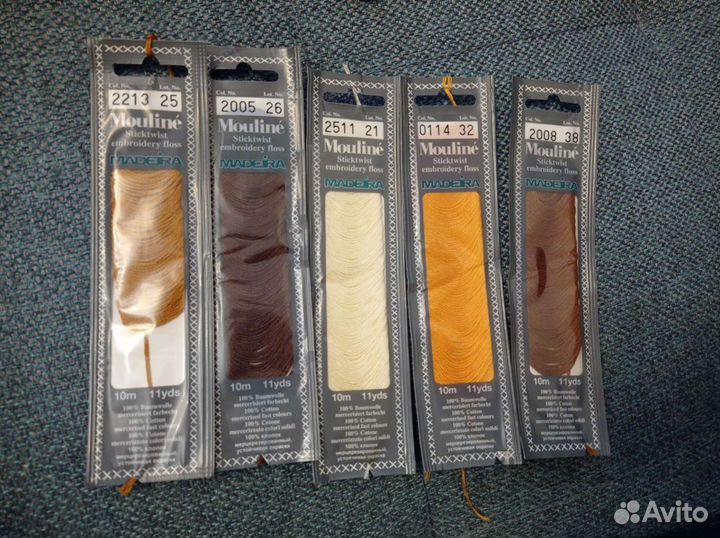 Пряжа, нитки для вышивки более 100 цветов