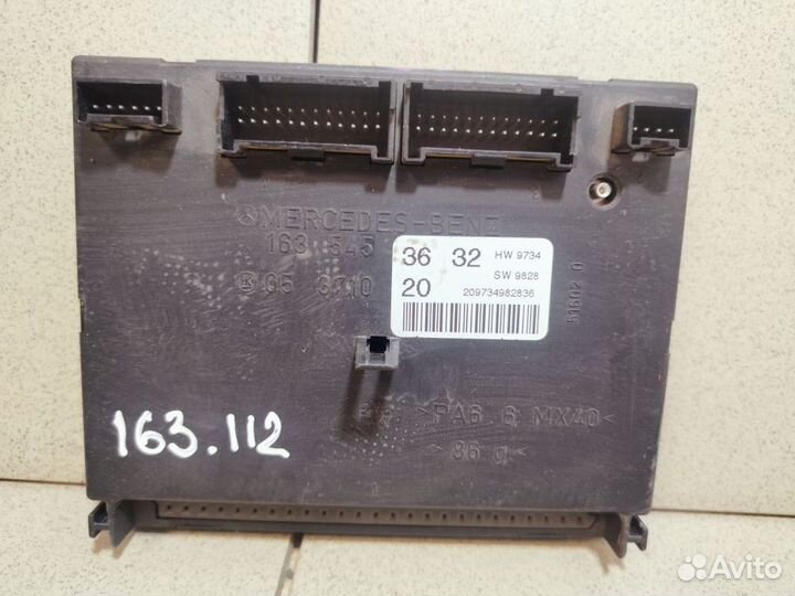 Блок комфорта Mercedes Benz ml 163