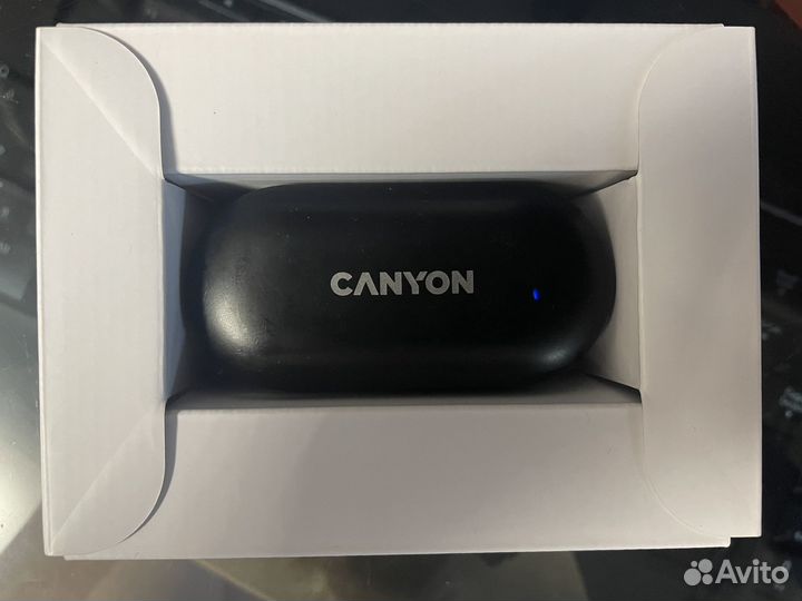 Беспроводные наушники canyon cnd-tbths2b black