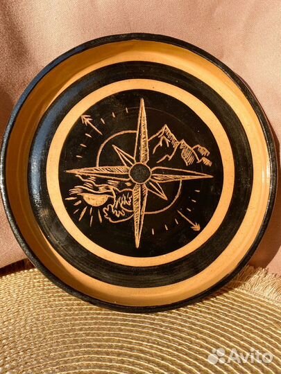 Тарелка ручной работы
