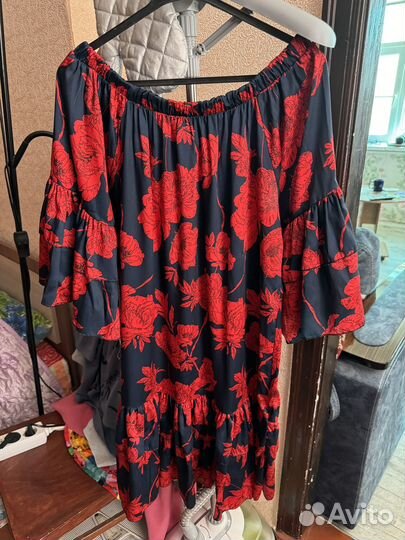 Платье женское р46 итальянский шелк