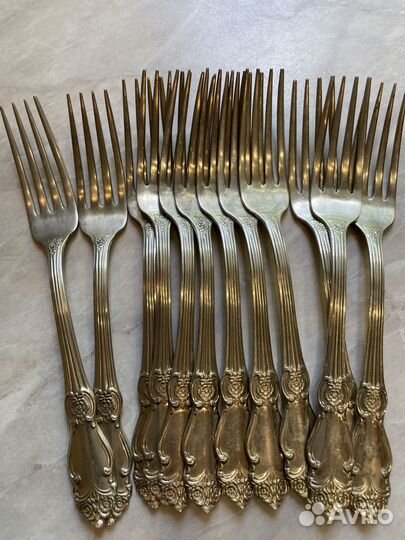 Набор столовых приборов мельхиор СССР
