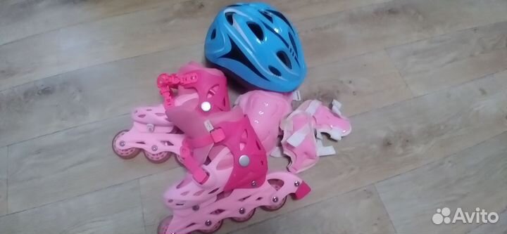 Детские ролики с защитой