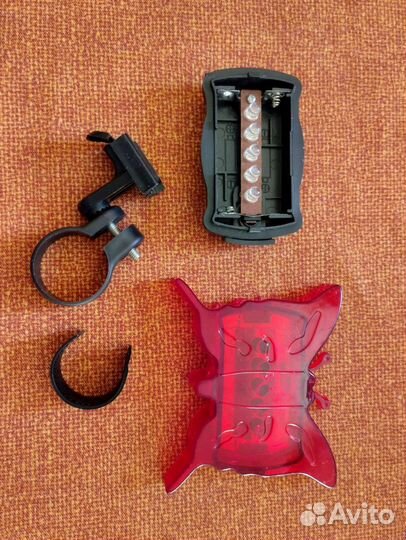 Велозамок, велофонарь задний и передний