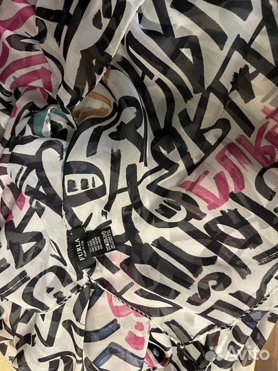 Valentino платок шелк