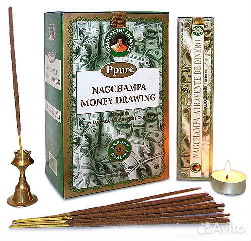 Благовония Ppure Money Drawing 15 г