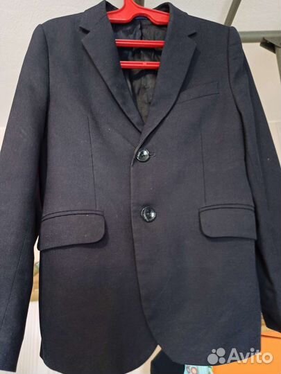 Школьный костюм для мальчика 140 синий