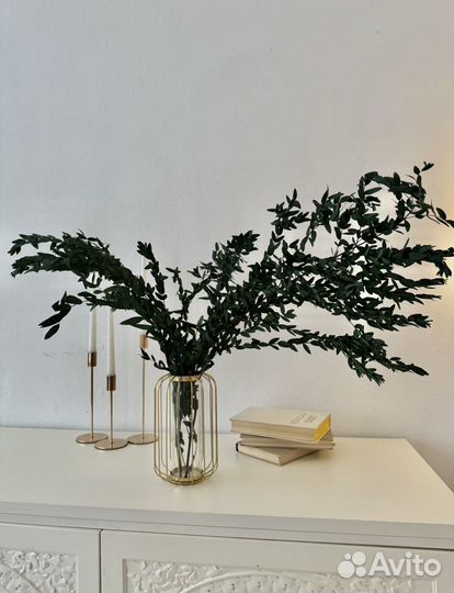 Сухоцветы, гипсофила, пшеница, лагурус, гортензия