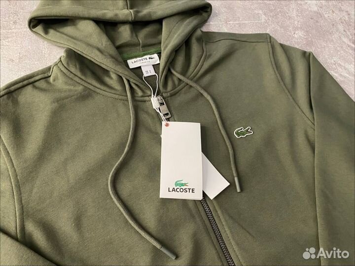 Спортивный костюм Lacoste зеленый люкс