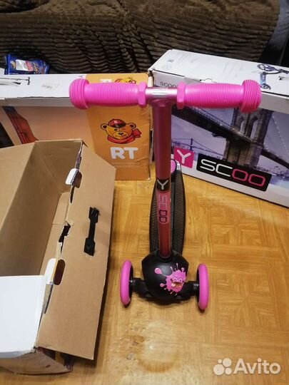 Самокат детский трехколесный