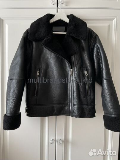 Massimo dutti дубленка авиатор