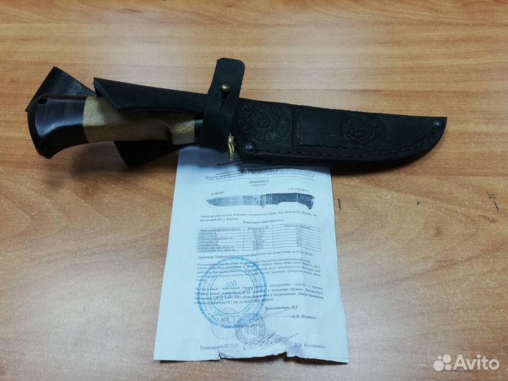 Нож св-Клинок Глухарь (комби)