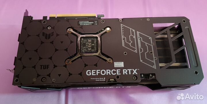 Видеокарта asus TUF gaming rtx 4070ti 12GB