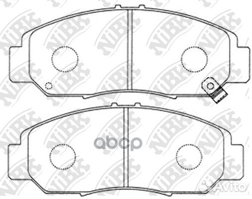 Колодки торм. диск. PN8465 NiBK