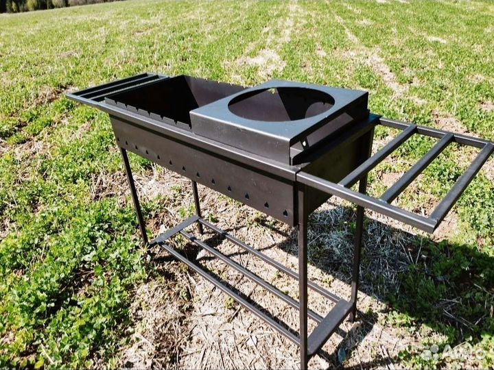 Мангал разборный из 2мм и 3 мм 70х30 и 80х35см