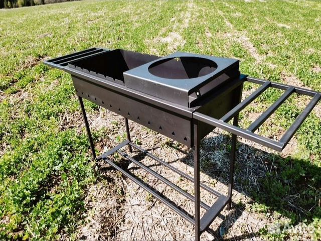 Мангал разборный из 2мм и 3 мм 70х30 и 80х35см