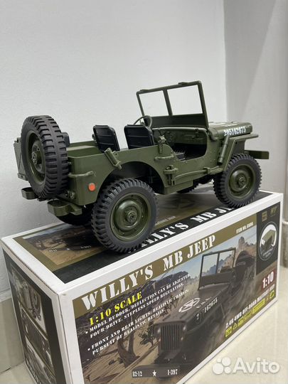 Радиоуправляемый автомобиль willys MB jeep