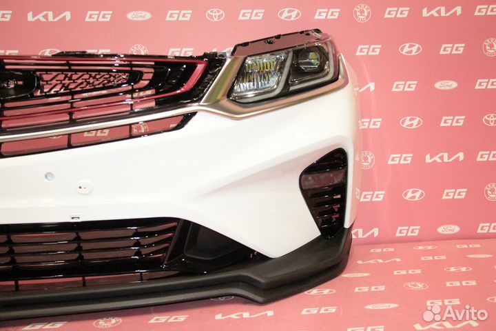 Передний бампер Белый Geely Coolray 2019 - 2023