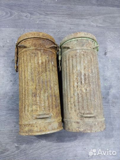 Немецкий газбак для противогаза