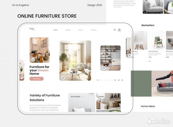 UX UI дизайнер (middle) создание сайтов
