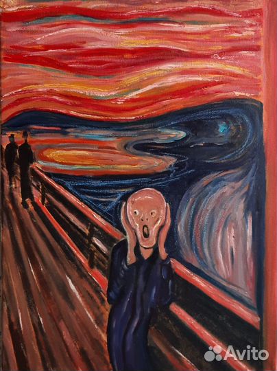 Картина Крик Мунк Копия картины маслом