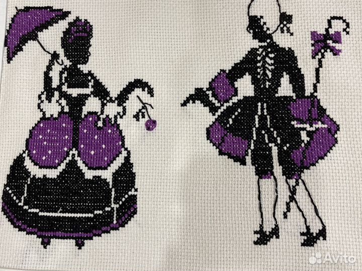 Картина вышивка ручная работа