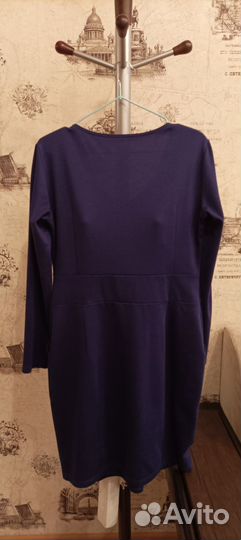 Платье трикотажное р.46