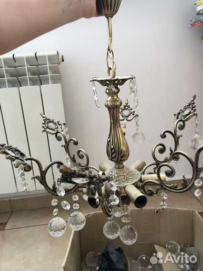 Люстра хрустальная
