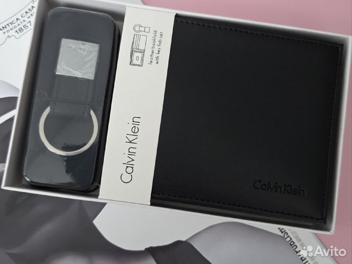 Кошелек +брелок Calvin klein