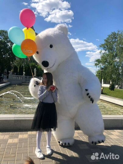 Белый мишка поздравление