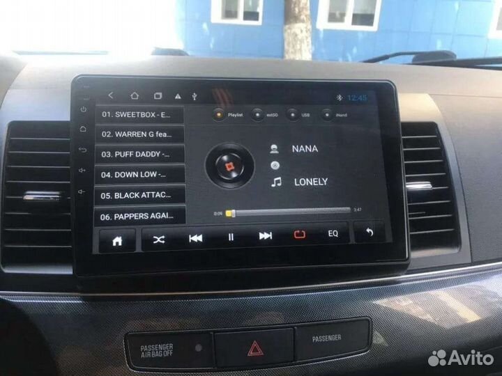 Mitsubishi lancer 9 10 Магнитола на андроиде