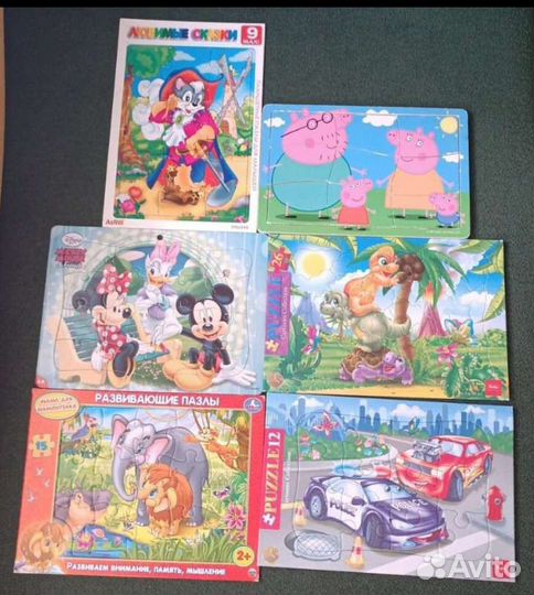 Пазлы для малышей 2+