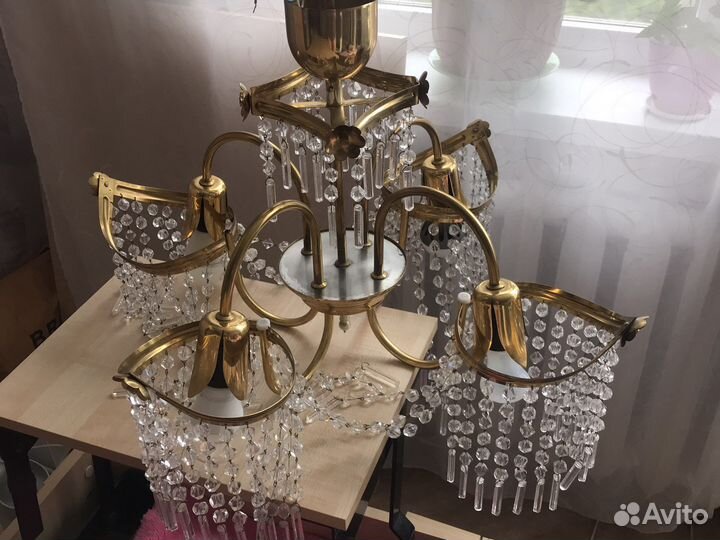 Хрустальная люстра СССР