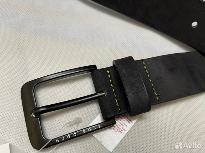 Ремень кожаный hugo boss оригинальный в пыльнике