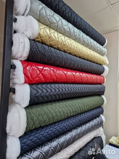 Ткань стёжка курточная стеганая оптом