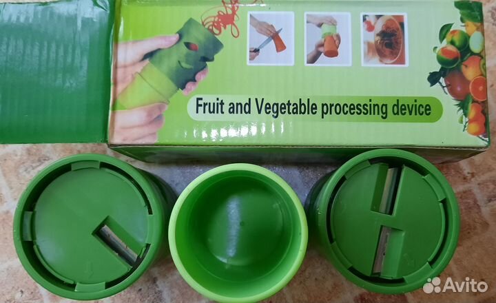 Терка (овощерезка) для овощей спиральная