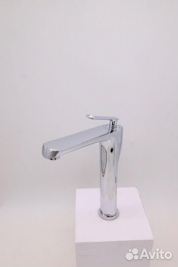 Высокий смеситель для раковины-чаши Ganzer GZ20012 хром