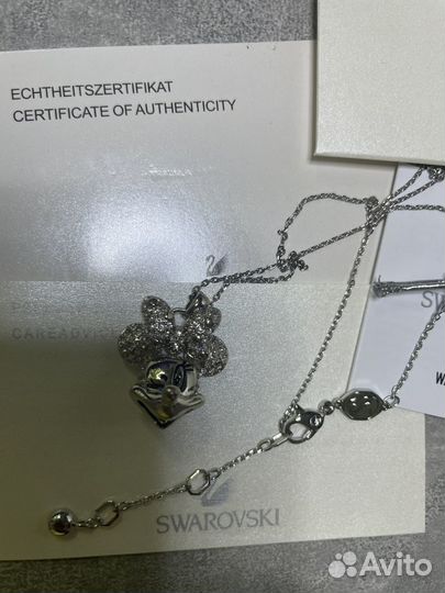 Swarovski кулон подвеска Minnie Mouse